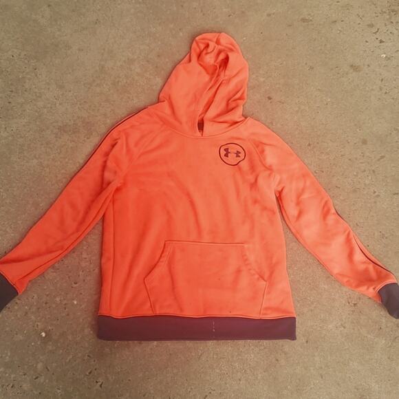 Under armour loose hoodie neon pink large - Picture 1 of 5